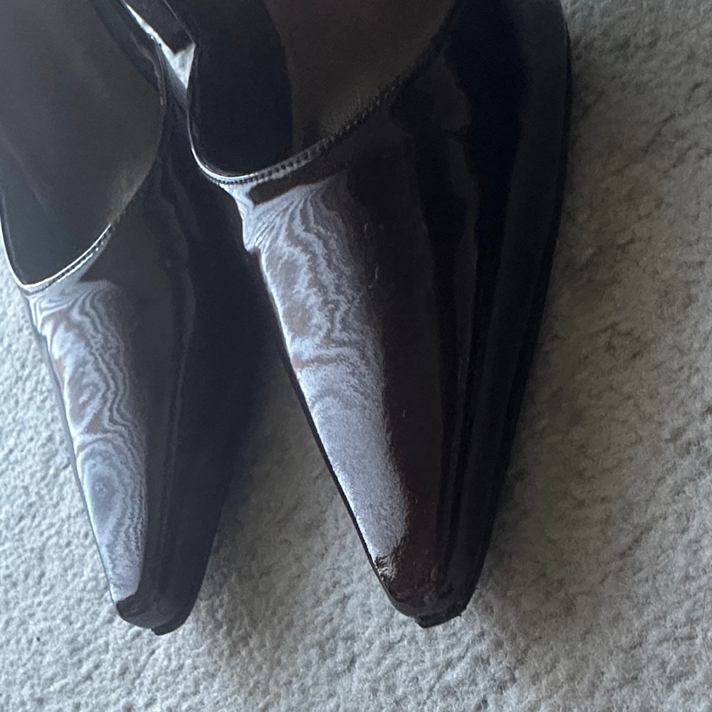 Stuart Weitzman Dulcinea Brown Degrade Patent Heels - Picture 6 of 14
